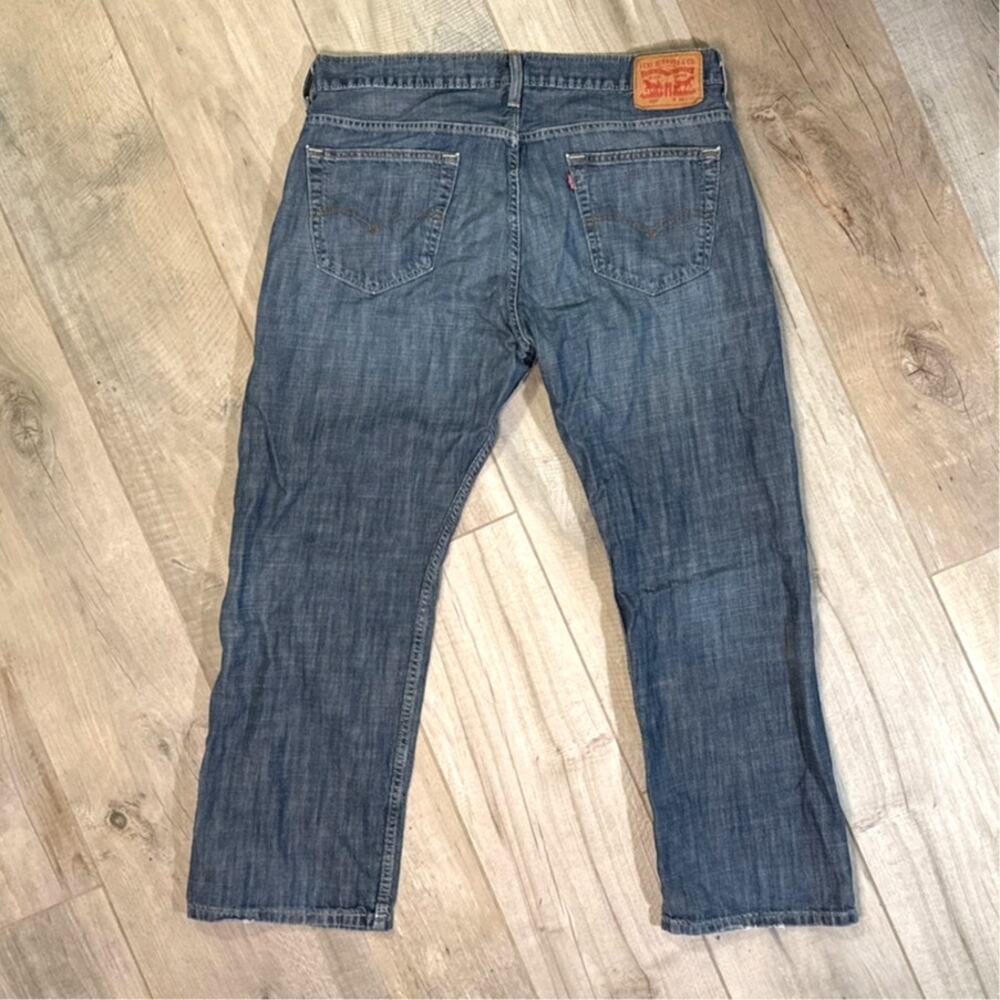 Levis Jeans Mens 36x30 Blue 569 Loose Baggy Relaxed Flap Pocket Casual